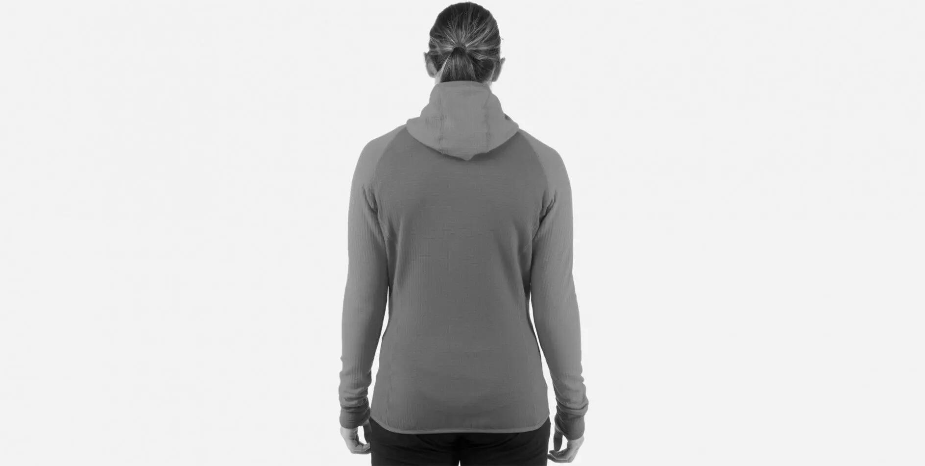 Mountain Equipment Eclipse Hooded Blue Women's Fleece 3/7