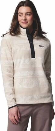 Polaire Femme Columbia 1/2 Snap Benton Springs Printed Beige