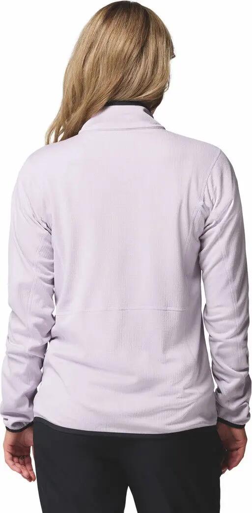 Forro polar Columbia Essential Hike Grid Full Zip morado para mujer 2/7