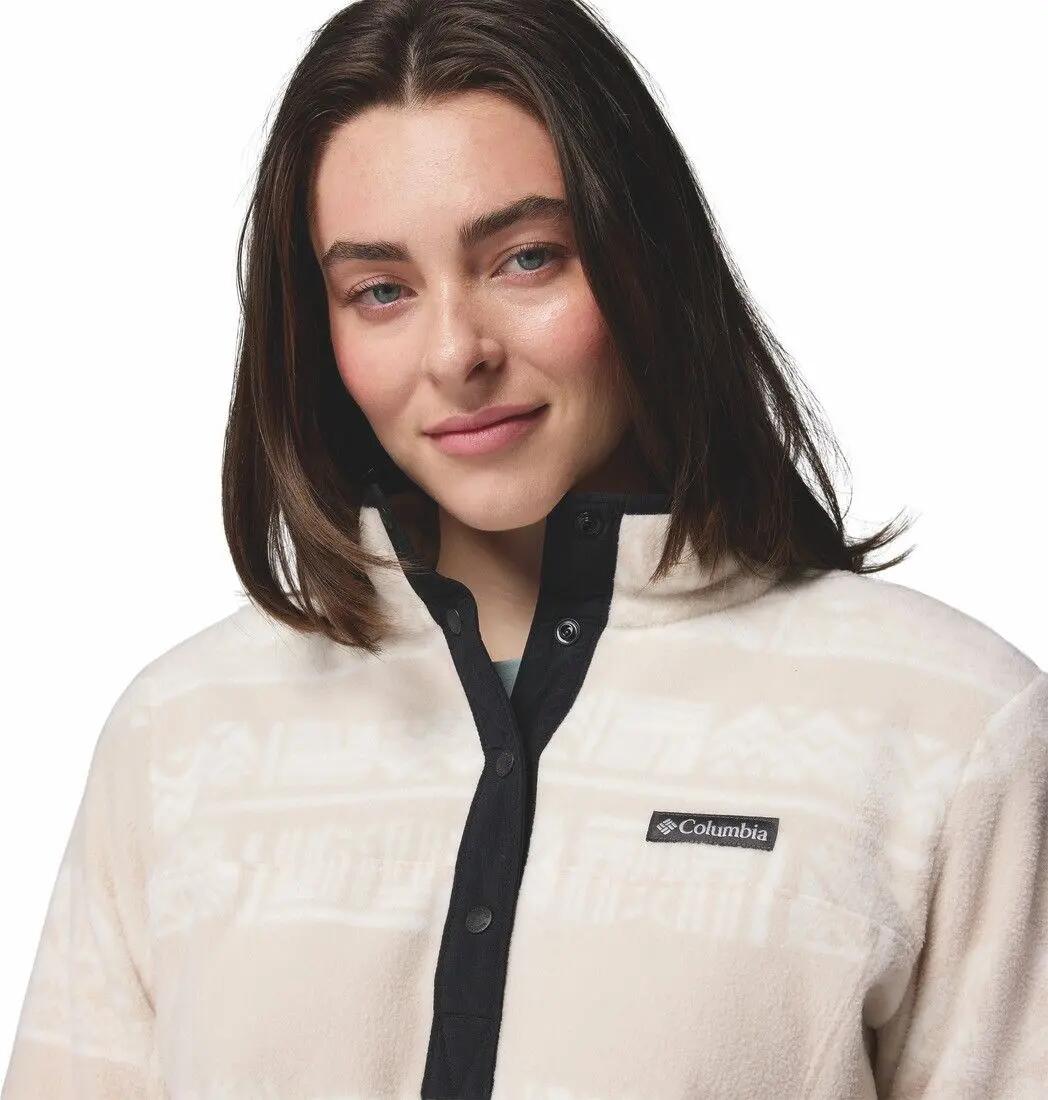 Polaire Femme Columbia 1/2 Snap Benton Springs Printed Beige 3/5