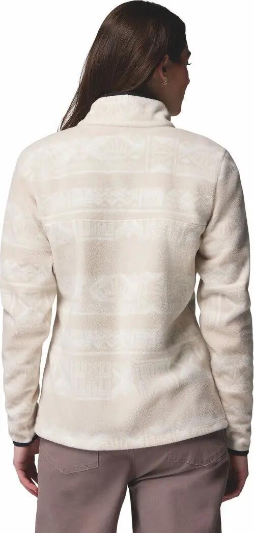 Columbia Women's 1/2 Snap Benton Springs Printed Fleece Weiß/Beige 2/5