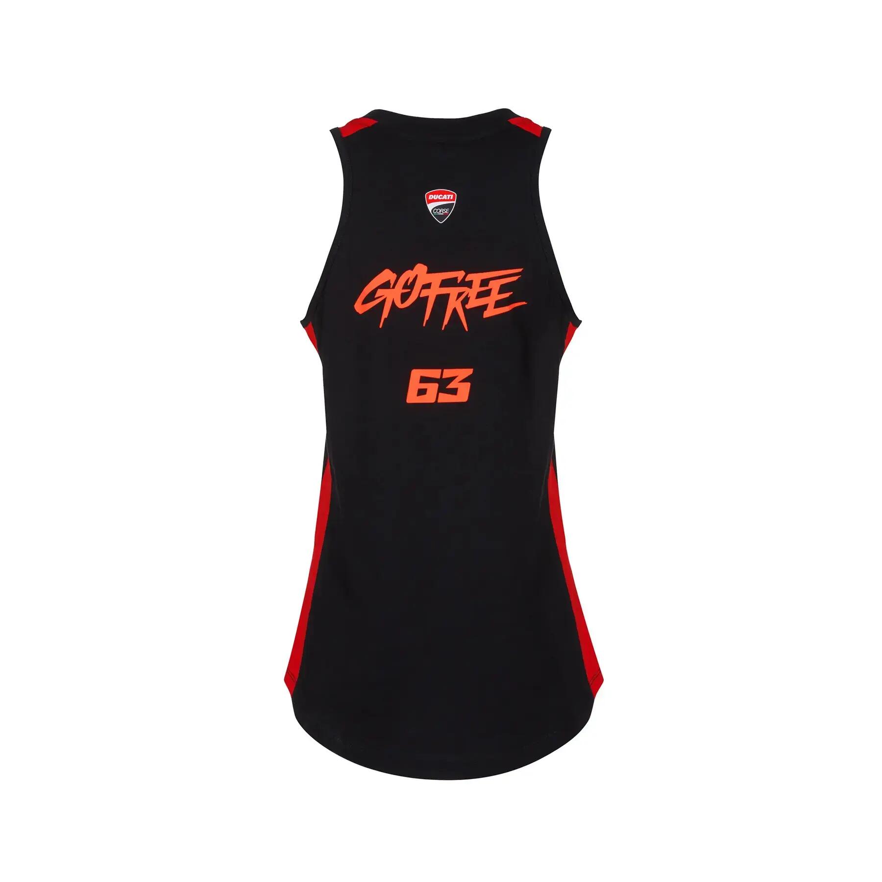 Tanktop VR46 Pecco Ducati Bagnaia DBWTT471504005 Uniseks Zwart XS 2/2