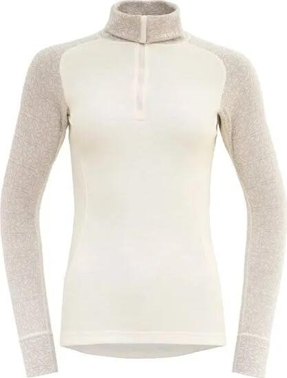 Unterhemd Devold Duo Active Merino 205 Z.Neck Weiß Damen