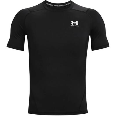 Heren heatgear training tshirt (kasteel rots/wit)