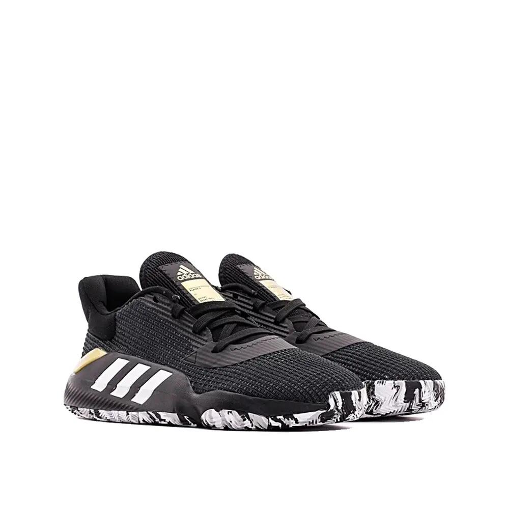 Zapatillas de baloncesto adidas Pro Bounce 2019 Low Negro/Blanco/Oro 3/3