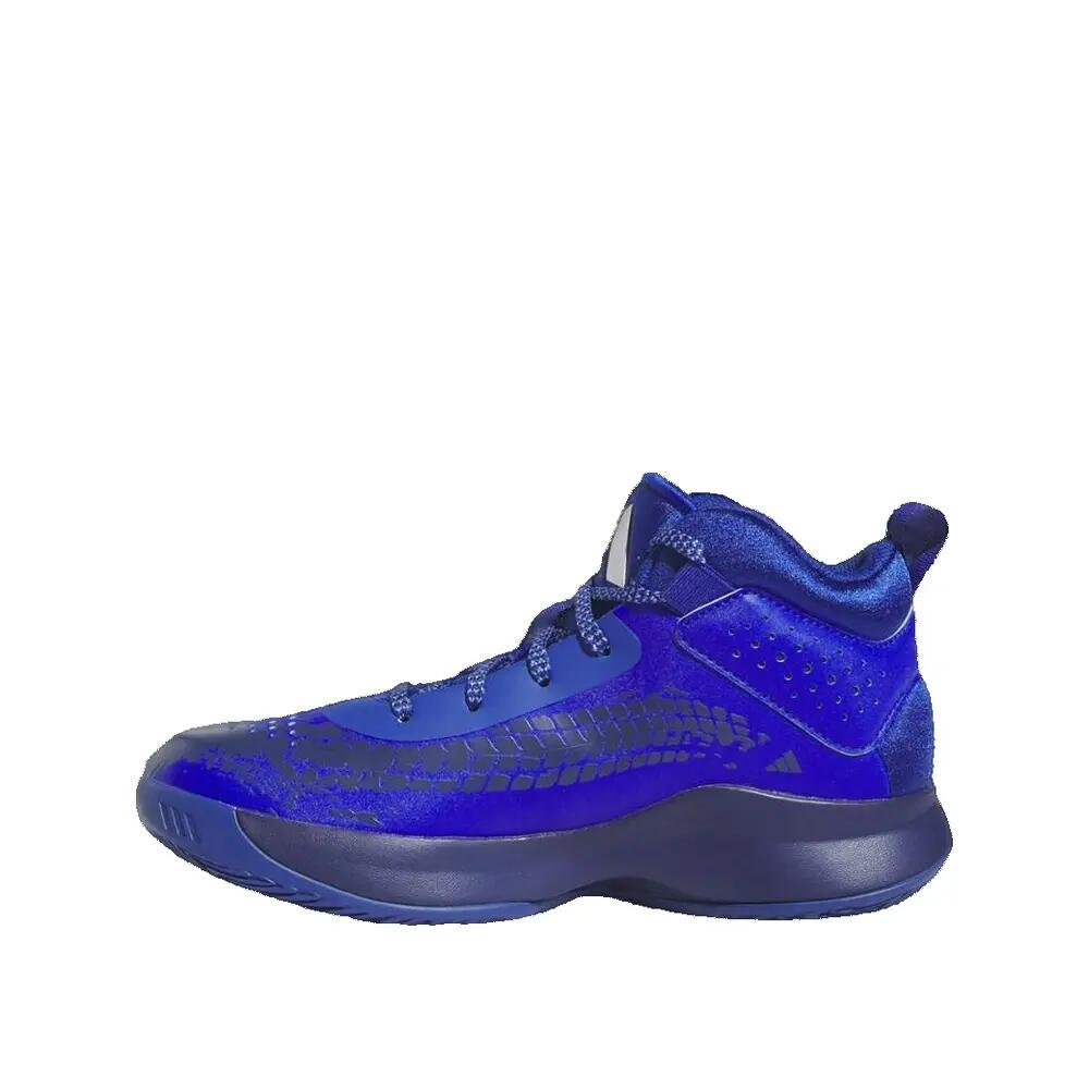 Basketbalschoenen adidas Cross Em Up 5 K Wide JR Blauw 3/5