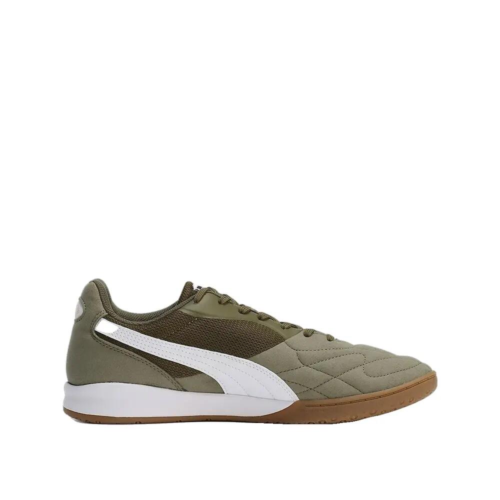Chuteiras PUMA King Top IT Verde/Branco/Dourado 3/5
