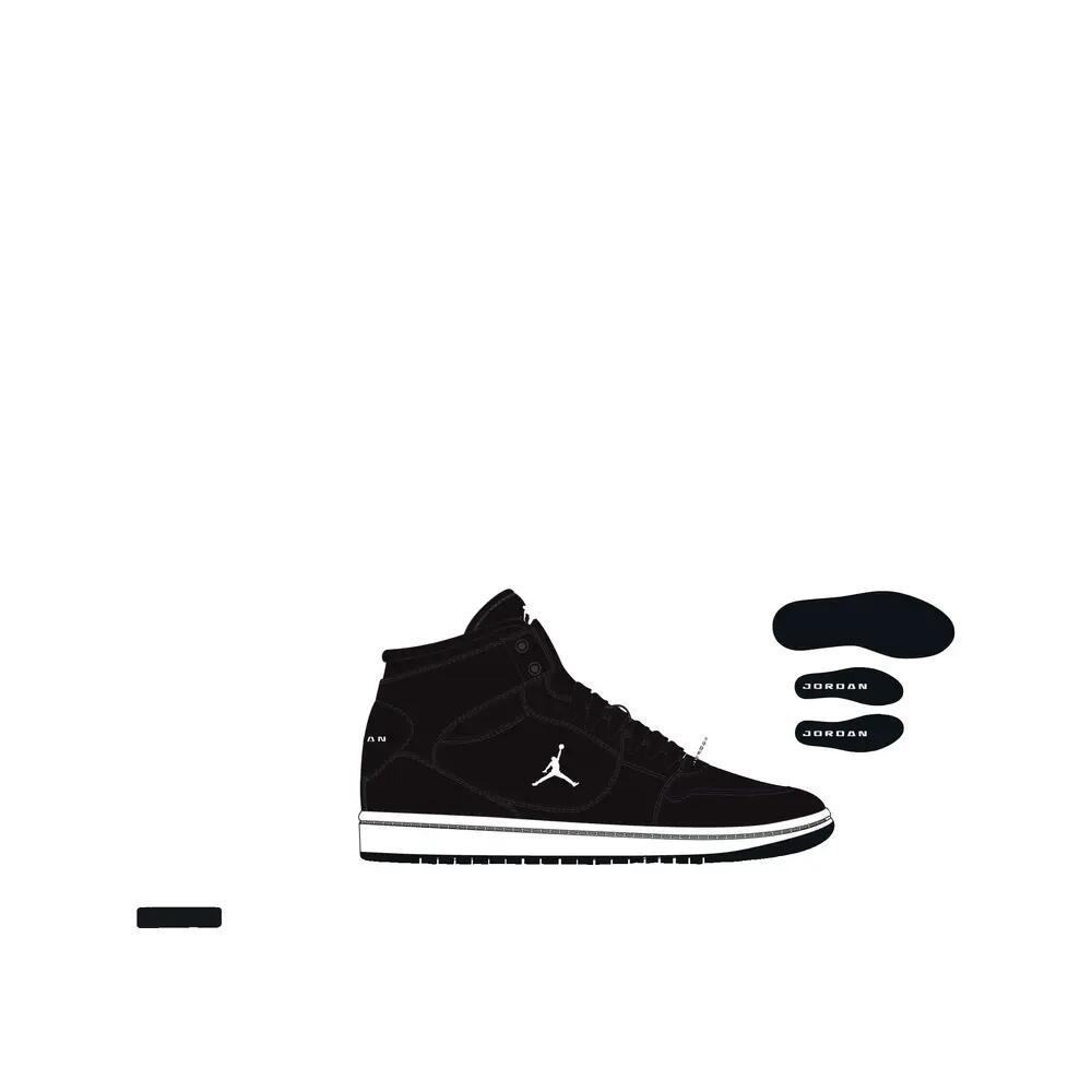 Nike Court Connect Mid Schwarz/Weiß 2/6