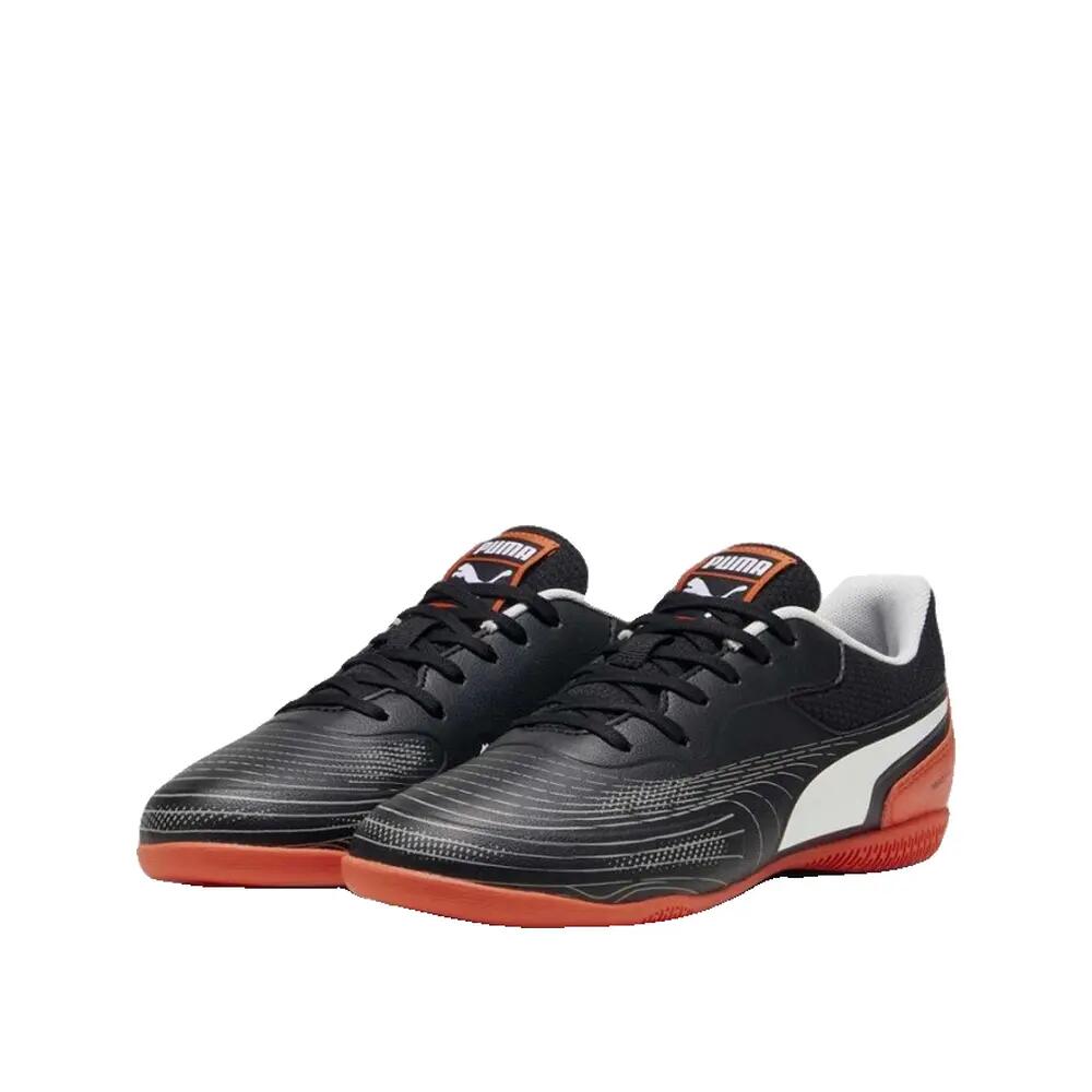 Zapatillas de futsal PUMA Truco III Jr Negro/Naranja 2/4