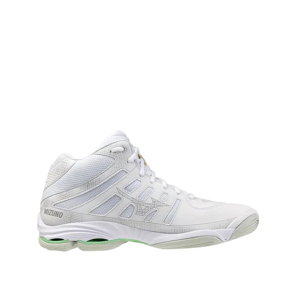 Zapatillas deportivas Mizuno Wave Voltage 2 Blanco/Negro/Emeralda gel 4/6
