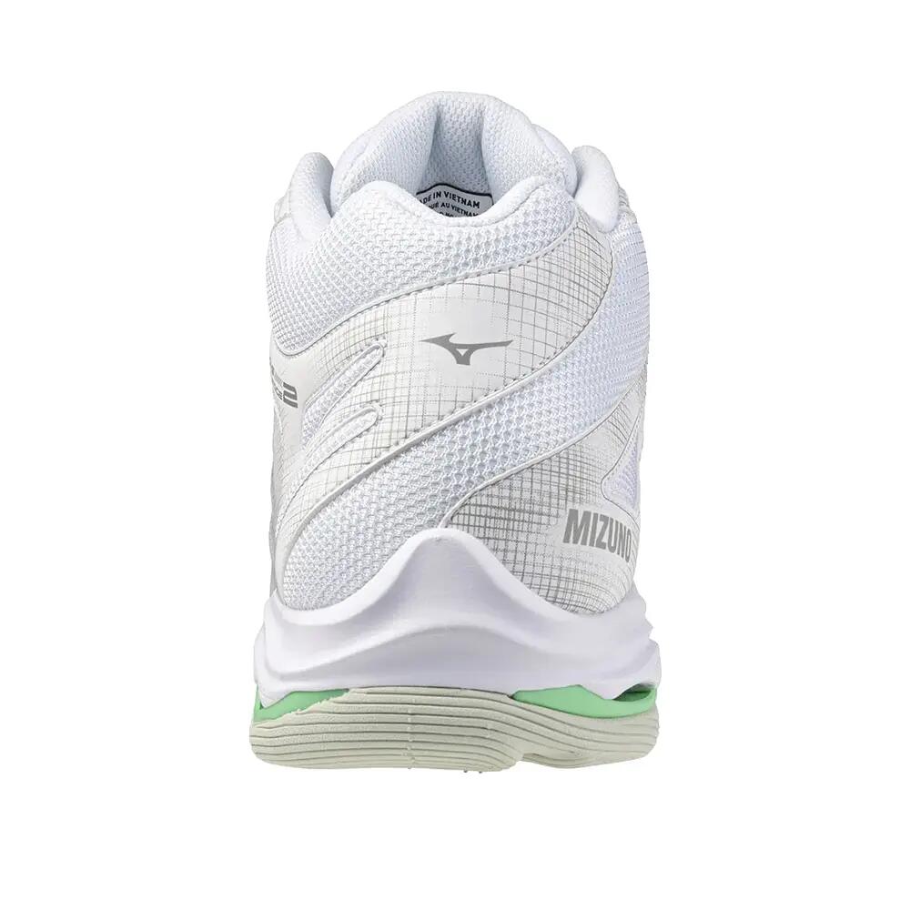 Zapatillas deportivas Mizuno Wave Voltage 2 Blanco/Negro/Emeralda gel 3/6