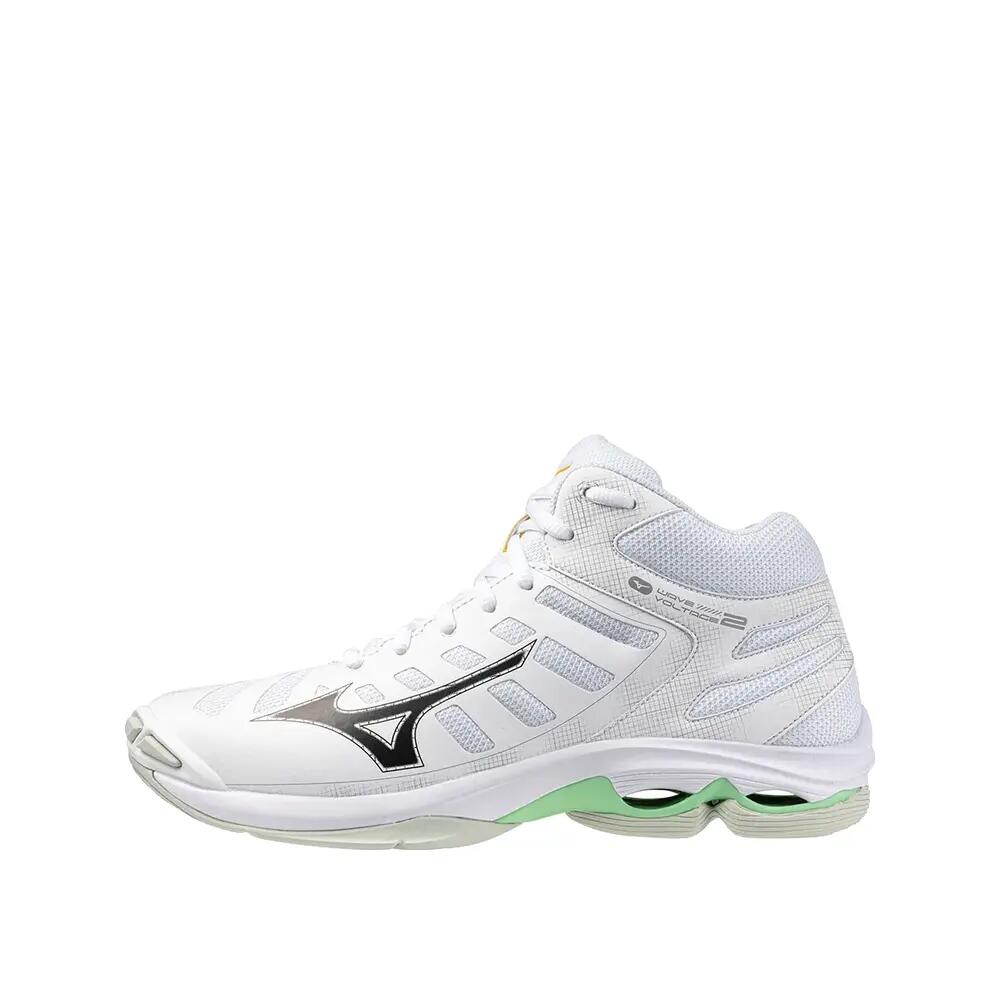 Zapatillas deportivas Mizuno Wave Voltage 2 Blanco/Negro/Emeralda gel 2/6