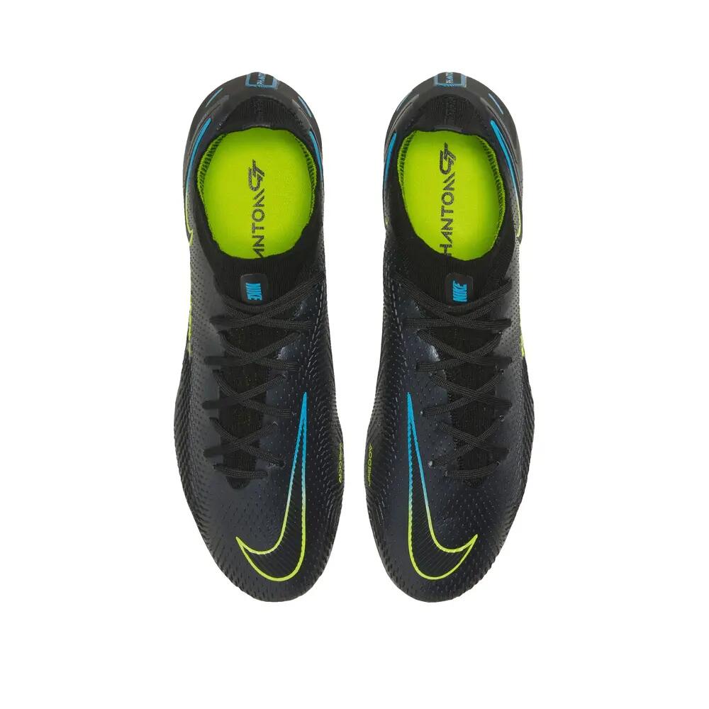 Fußballschuhe Nike Phantom GT Elite DF FG Schwarz/Cyber/Foto Licht Blau 4/6