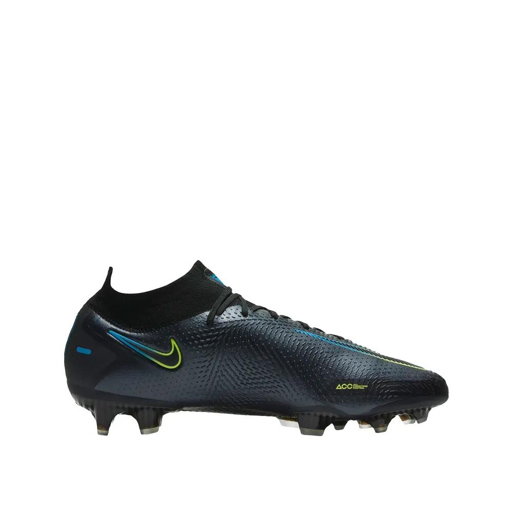 Fußballschuhe Nike Phantom GT Elite DF FG Schwarz/Cyber/Foto Licht Blau 3/6