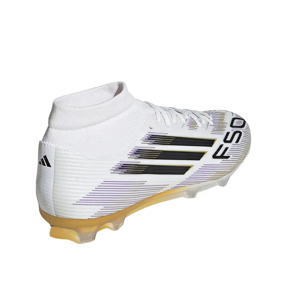 Botas de futebol adidas League Mid FG/MG Branco/Preto/Dourado 5/8