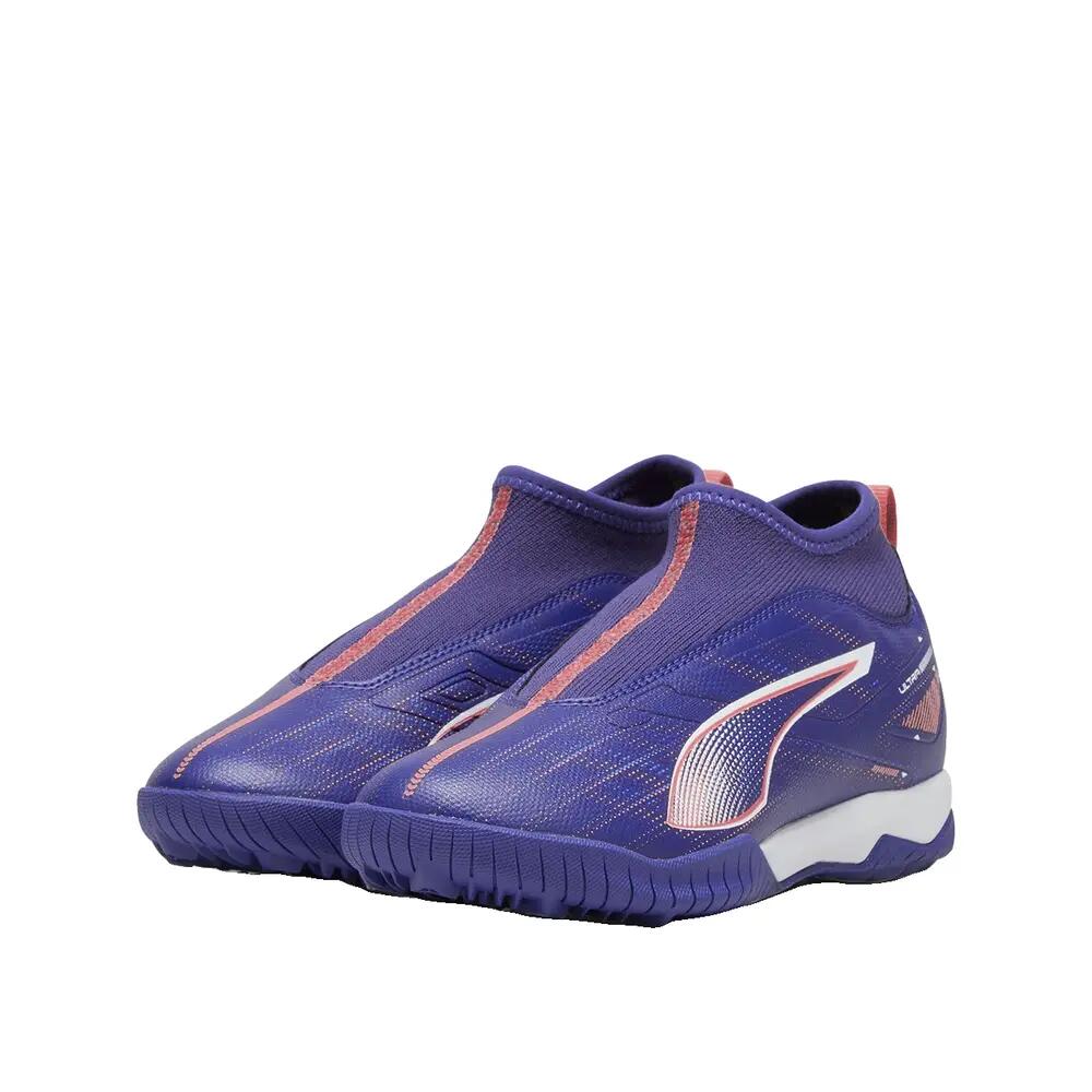 Chaussures de football PUMA Ultra 5 Match+ Ll Tt + Mid Jr Bleu 4/6