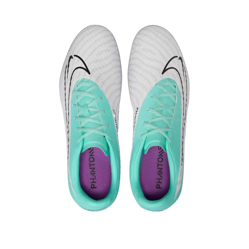 Zapatos de fútbol Nike Phantom GX Academy SG-Pro AC Turquesa y Blanco 5/6