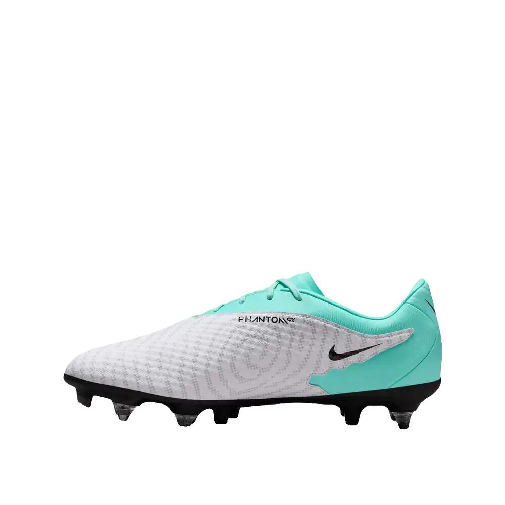 Zapatos de fútbol Nike Phantom GX Academy SG-Pro AC Turquesa y Blanco 3/6