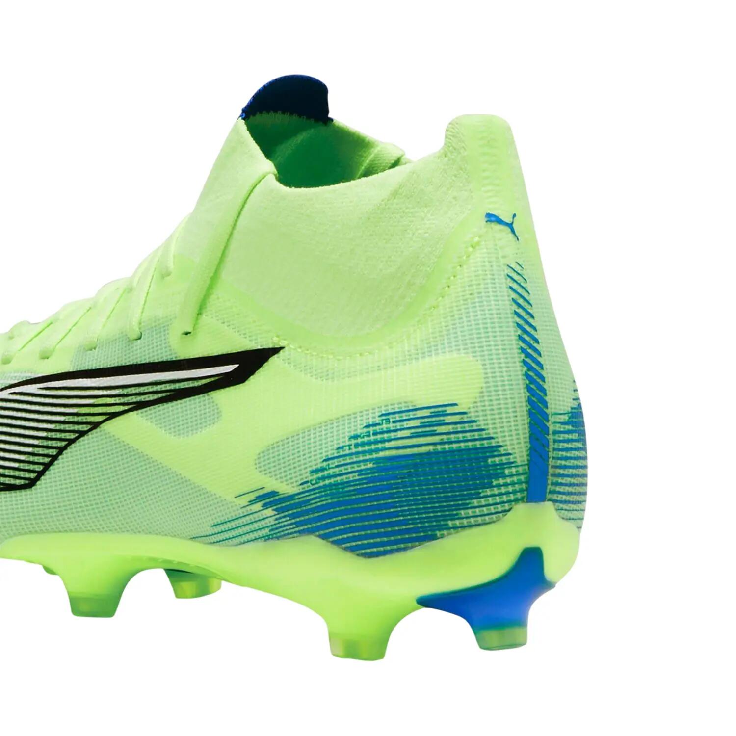 Chaussures De Foot Pour Terrain Ferme ULTRA MATCH Adulte (Pomme / Blanc / Bleu 2/15