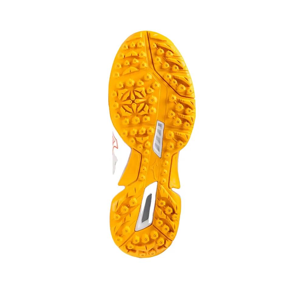 Schoenen - hockey - kinderen - wave lynx junior - wit/oranje 5/6