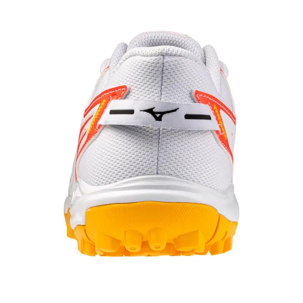 Schoenen - hockey - kinderen - wave lynx junior - wit/oranje 3/6