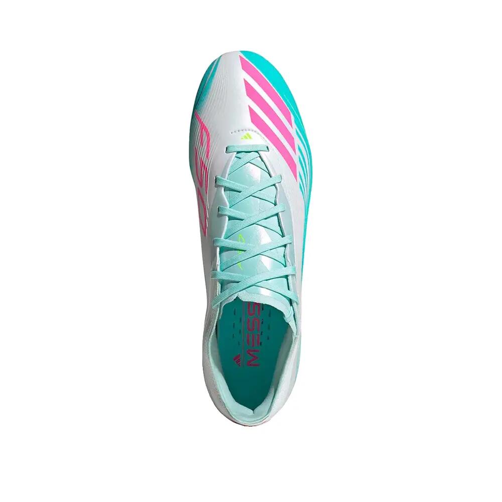 Zapatos de fútbol adidas F50 Messi Pro FG Plateado 5/6