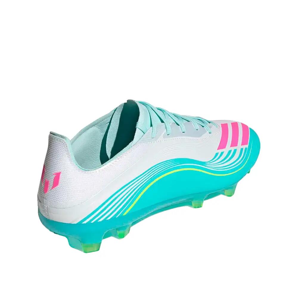 Zapatos de fútbol adidas F50 Messi Pro FG Plateado 4/6