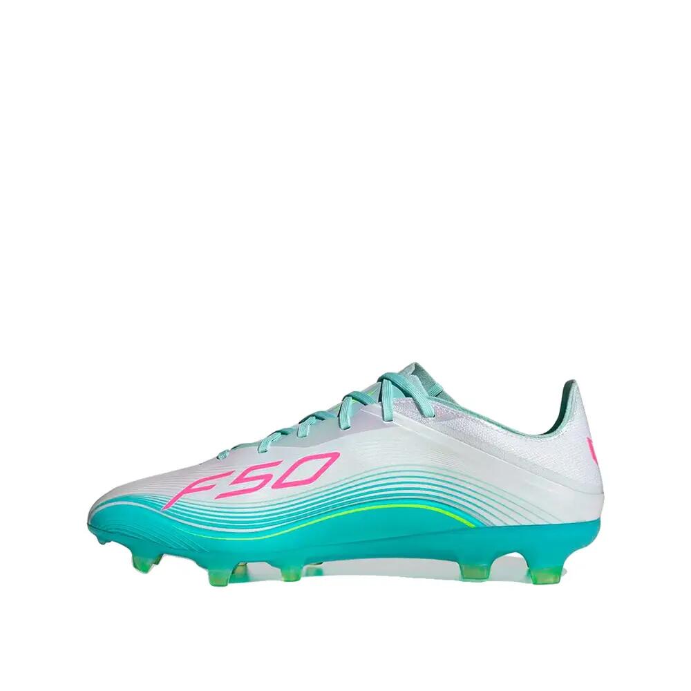 Zapatos de fútbol adidas F50 Messi Pro FG Plateado 3/6