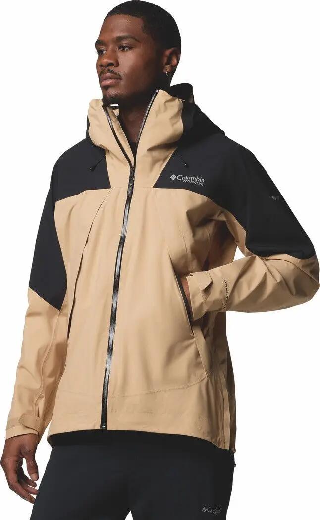 Chaqueta impermeable Columbia Northwest Explorer 3L Beige para hombre 4/7