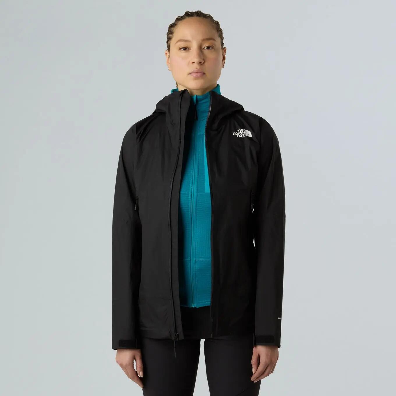 Chaqueta impermeable The North Face Dryvent Signal 2.5L para mujer, negro 3/6