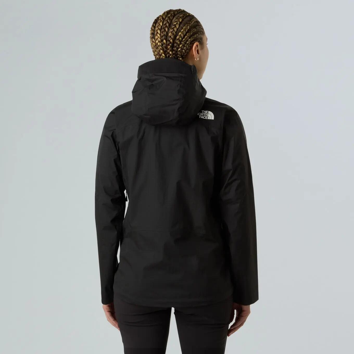 Chaqueta impermeable The North Face Dryvent Signal 2.5L para mujer, negro 2/6