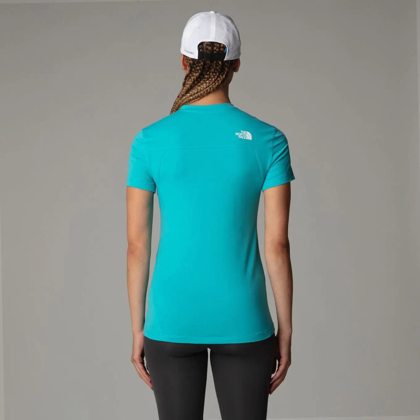 T-Shirt Technique Femme The North Face Lightning Alpine Bleu Femme 3/6