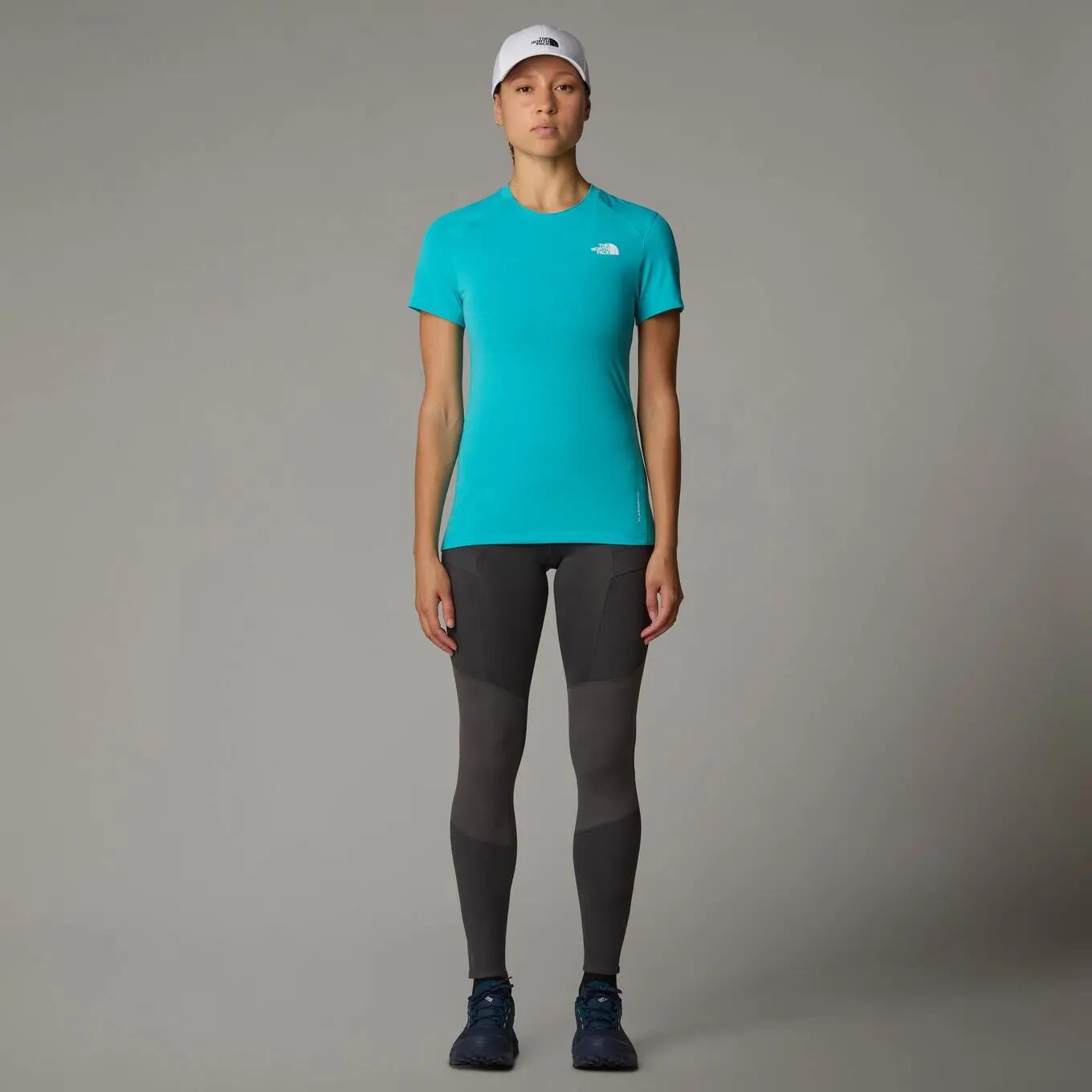 T-Shirt Technique Femme The North Face Lightning Alpine Bleu Femme 2/6