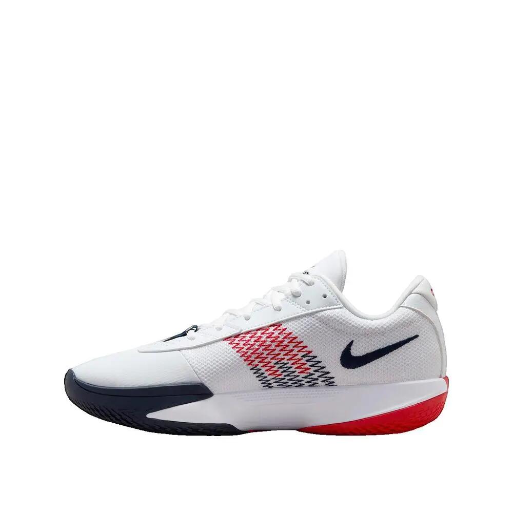 Calçado de basquetebol Nike Air Zoom G.T. Cut Academy Branco/Vermelho 2/3