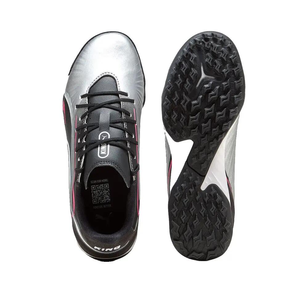 Fußballschuhe PUMA King Match TT Mid Silber 2/6