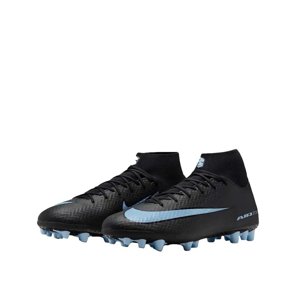 Zapatos de fútbol Nike Mercurial Superfly 10 Academy AG Negro/Azul helado 2/9
