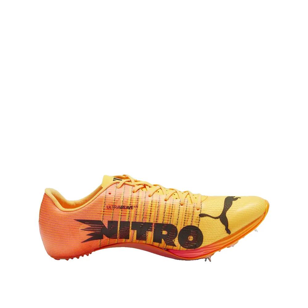 Puma evoSPEED Sprint NITRO 2 spike atletica Arancione Rosa Unisex 3/6