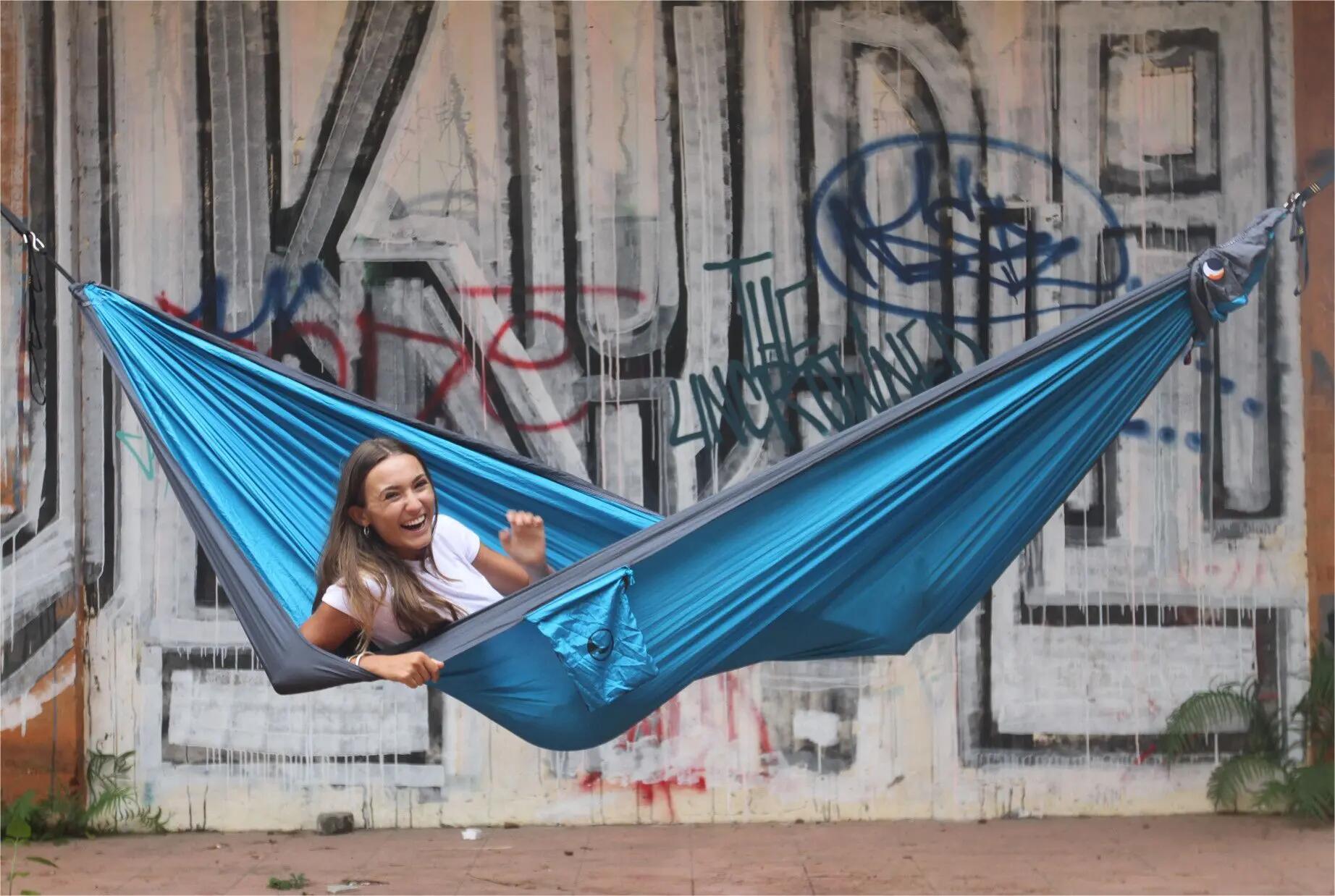 Hamac Ticket To The Moon Original Hammock Bleu 4/5