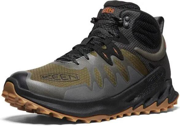 Keen Buty turystyczne męskie ZIONIC MID WP DARK OLIVE/SCARLET IBIS r.42 3/7