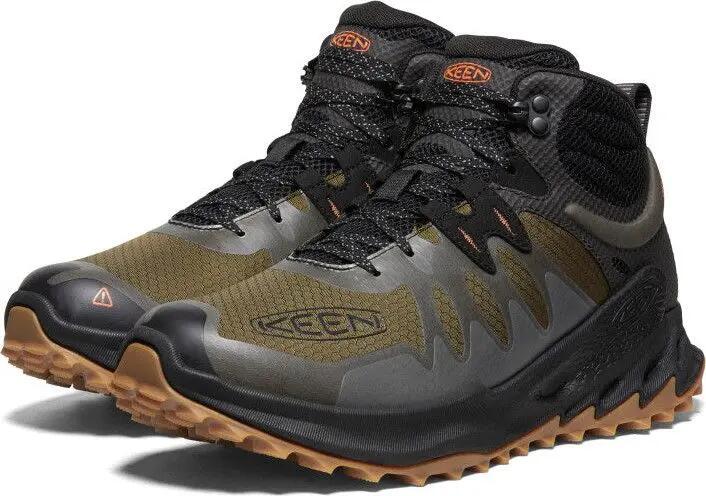 Keen Buty turystyczne męskie ZIONIC MID WP DARK OLIVE/SCARLET IBIS r.42 2/7