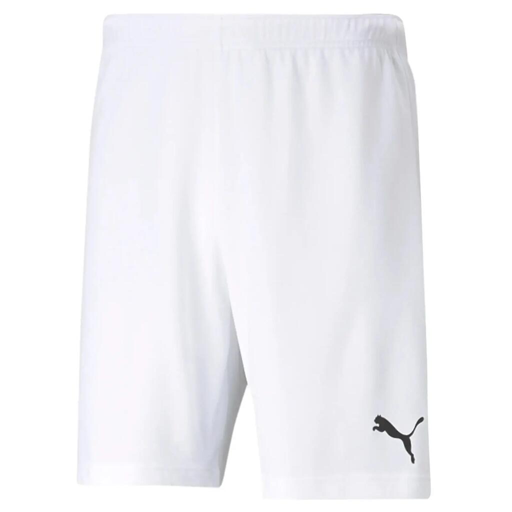 PUMA teamRISE white football shorts DryCELL