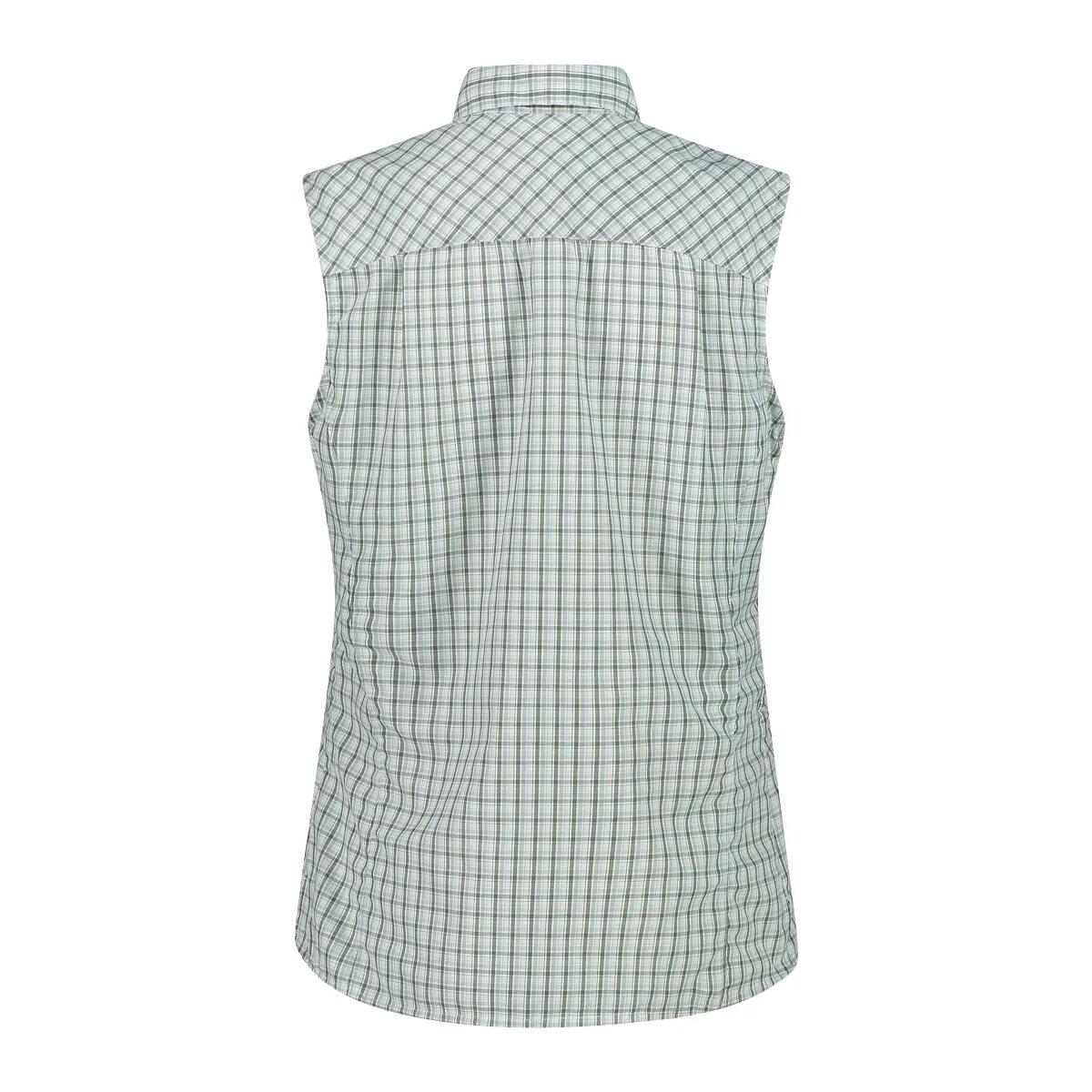 Mouwloze vrouwenblouse met ruiten CMP 2/5
