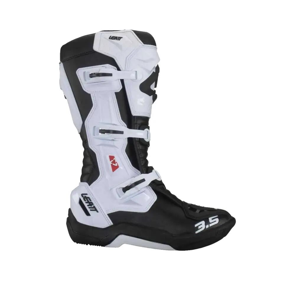 Leatt 3.5 White Motocross Boots 3/6