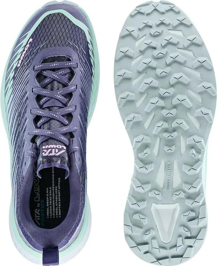 Lowa Fortux Purple/Green Women's Trail Shoes 5/7