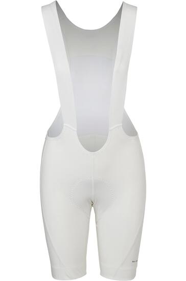 Pantaloncini con bretelle donna ciclismo gravel bianchi SIX6