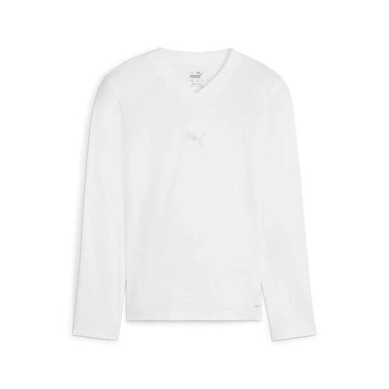 Sous-couche PUMA TeamGOAL manches longues blanc slim