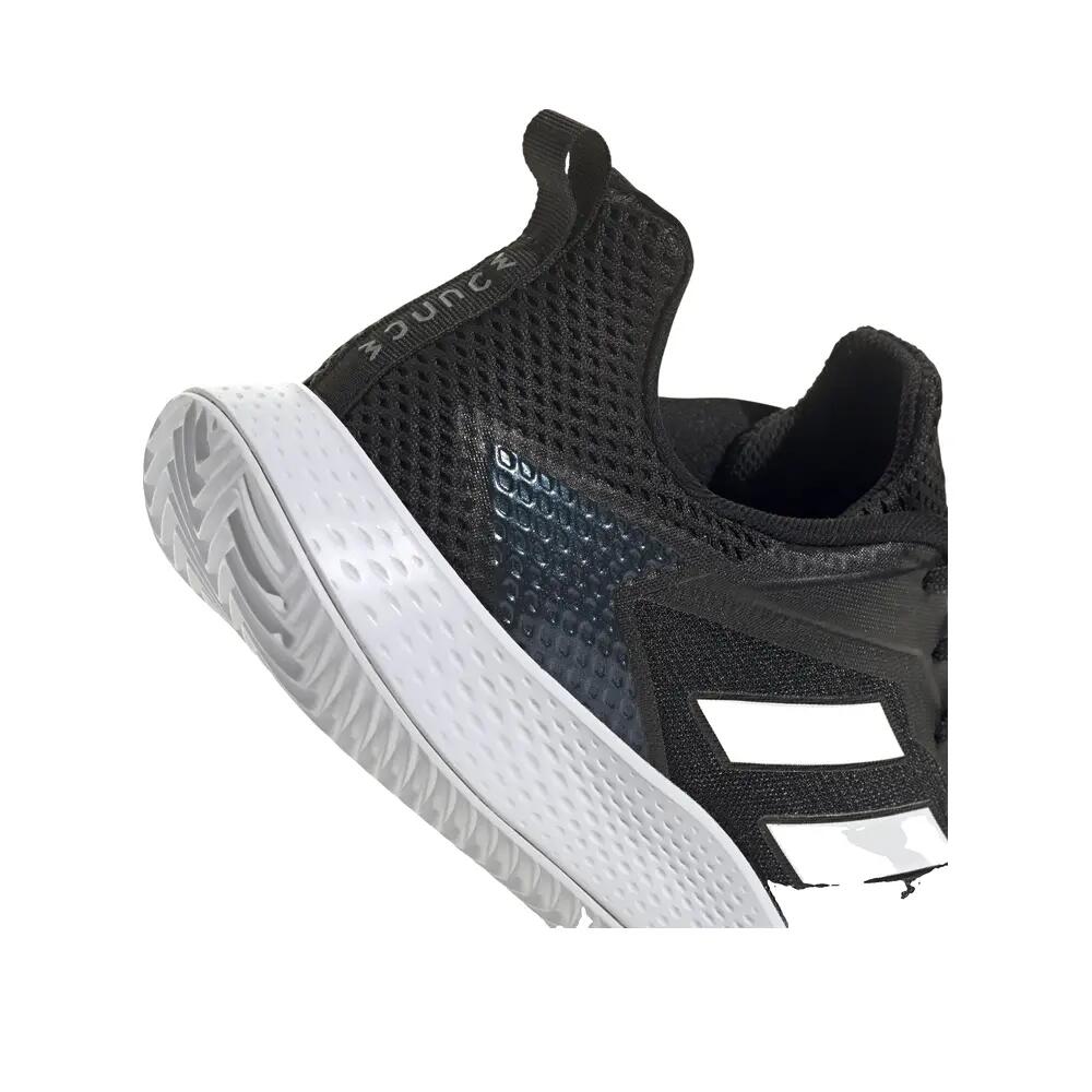 Tennisschoenen Adidas Defiant Speed Clay Zwart/Wit 6/6