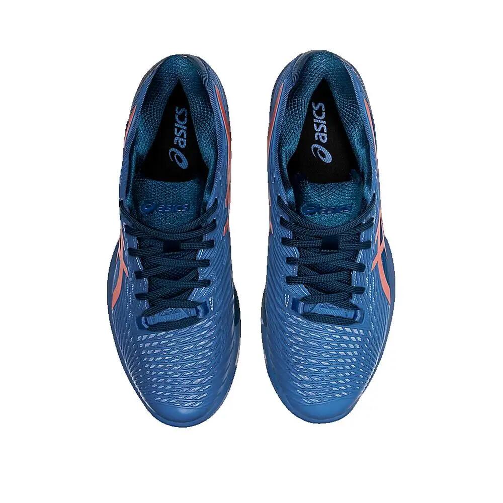 Tennisschoenen ASICS Solution Speed FF 2 Blauw Oranje 2/3