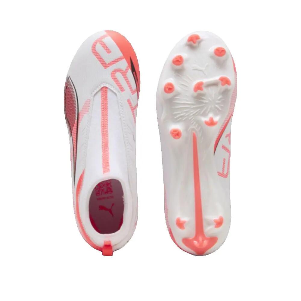 Scarpe da calcio PUMA Ultra 5 Match+ LL FG/AG Jr Bianco 3/3