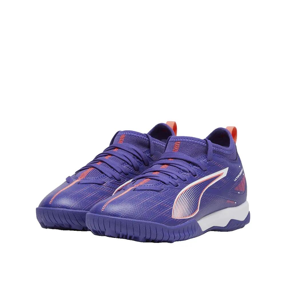 Voetbalschoenen PUMA Ultra 5 Match TT+ Mid Junior Blauw 4/6